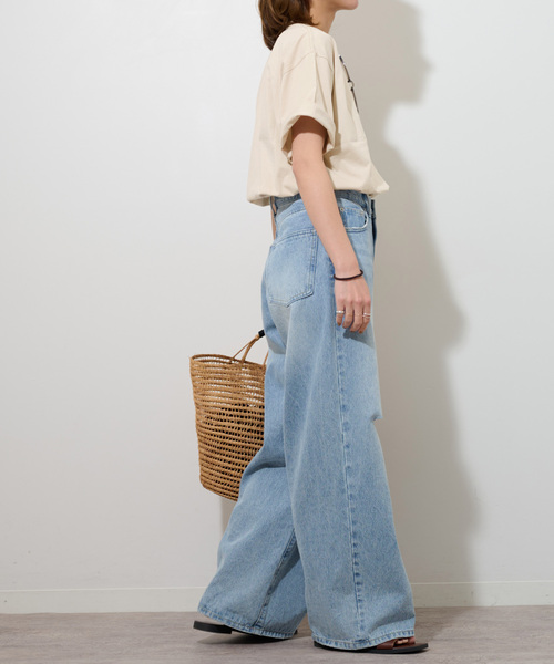 JOURNAL STANDARD relume（ジャーナルスタンダード　レリューム）の「《追加》コットンミックスロゴTEE（Tシャツ/カットソー・レディース・ホワイト/ライトグレー/ベージュ系その他・FREE）」の19枚目の写真
