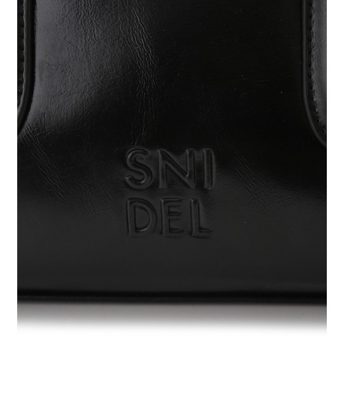 【本日限定⏰タイムセール】SNIDEL ロゴ ボストンバッグ ブラック セール】ラウンドミニボストン（ボストンバッグ）｜SNIDEL