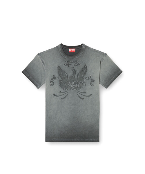 一枚で決まる☆【DIESEL】T-Norm-T9 クルーネック Tシャツ メンズ Tシャツ T-NORM-T9（Tシャツ/カットソー）｜DIESEL