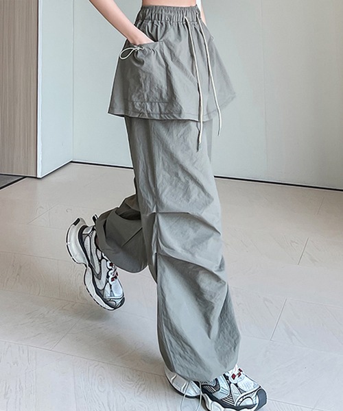 SpRay(スプレイ)の「カーゴスカパン(カーゴパンツ・レディース・カーキ/ブラック/アイボリー・MEDIUM)」の21枚目の写真