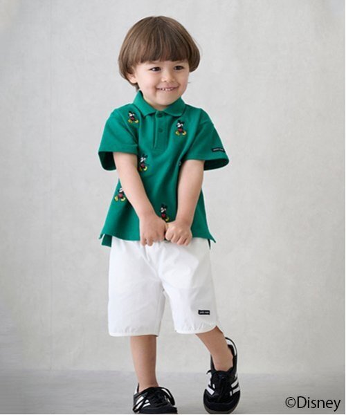 petit main（プティマイン）の「【Disney】ミッキー/刺しゅう半袖ポロ（ポロシャツ・キッズ・ネイビー/アイボリー/グリーン・130cm/110cm/90cm/120cm/100cm/80ｃｍ）」の7枚目の写真