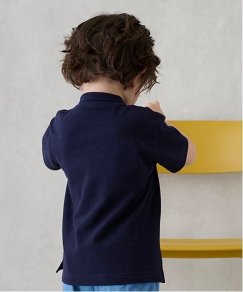 petit main（プティマイン）の「【Disney】ミッキー/刺しゅう半袖ポロ（ポロシャツ・キッズ・ネイビー/アイボリー/グリーン・130cm/110cm/90cm/120cm/100cm/80ｃｍ）」の11枚目の写真