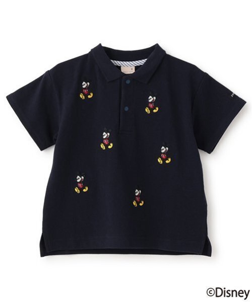 petit main（プティマイン）の「【Disney】ミッキー/刺しゅう半袖ポロ（ポロシャツ・キッズ・ネイビー/アイボリー/グリーン・130cm/110cm/90cm/120cm/100cm/80ｃｍ）」の14枚目の写真