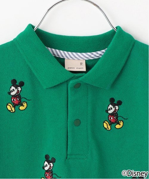 petit main（プティマイン）の「【Disney】ミッキー/刺しゅう半袖ポロ（ポロシャツ・キッズ・ネイビー/アイボリー/グリーン・130cm/110cm/90cm/120cm/100cm/80ｃｍ）」の17枚目の写真