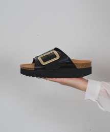 PLAKTON | 【PLAKTON/プラクトン】ビッグバックル サンダル フラットサンダル(サンダル)