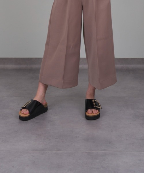 PLAKTON（プラクトン）の「【PLAKTON/プラクトン】ビッグバックル サンダル フラットサンダル（サンダル・レディース・ブラック・37/38/36）」の13枚目の写真