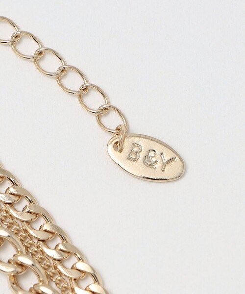 BEAUTY&YOUTH UNITED ARROWS（ビューティーアンドユースユナイテッドアローズ）の「ミックスチェーン コインネックレス-3WAY-（ネックレス・レディース・ゴールド/シルバー・FREE）」の10枚目の写真
