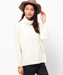 allureville | ハイネックストレッチプルオーバー(ニット/セーター)