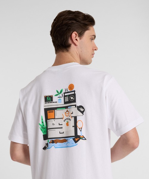 NEW BALANCE(ニューバランス)の「New Balance X Drake Cereal Room ショートスリーブTシャツ(Tシャツ/カットソー・メンズ・ホワイト/アイボリー・SMALL/MEDIUM/LARGE/X-LARGE/XX-LARGE)」の5枚目の写真