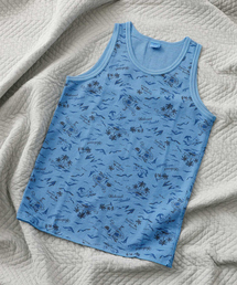 ABAHOUSE | 【JEMORGAN LONG JOHNS/ジェーイーモーガンロングジョーンズ】オーバーダイ ワッフル総柄プリントタンクトップJE786-22S/オーバーダイ/柄/デザイン/ワッフル【WEB限定】(タンクトップ)