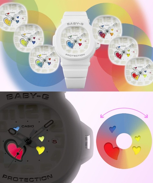G-SHOCK(ジーショック)の「BABY-G/ベイビージー 腕時計 BGA-10-4AJF(アナログ腕時計・レディース・ピンク・FREE)」の9枚目の写真