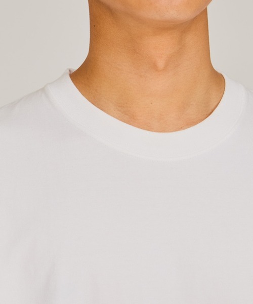 HANES（ヘインズ）の「Hanes/ヘインズ 2P BEEFY-T Tシャツ（Tシャツ/カットソー・メンズ・ネイビー/グレー/ブラック/ホワイト・XL/L/M/S）」の8枚目の写真