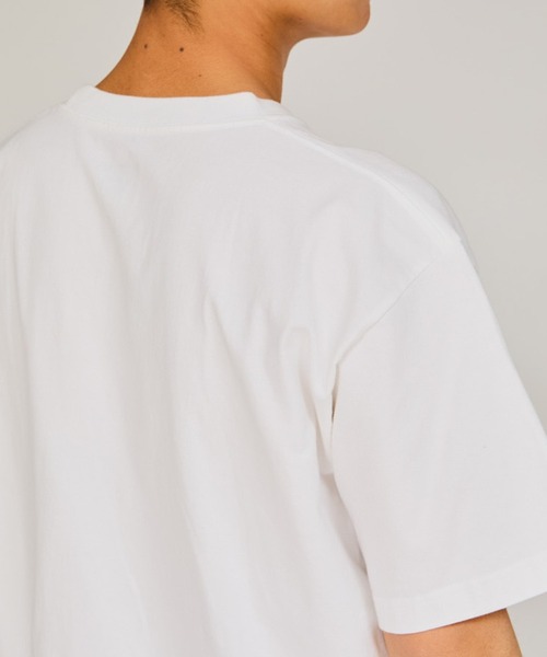 HANES（ヘインズ）の「Hanes/ヘインズ 2P BEEFY-T Tシャツ（Tシャツ/カットソー・メンズ・ネイビー/グレー/ブラック/ホワイト・XL/L/M/S）」の9枚目の写真