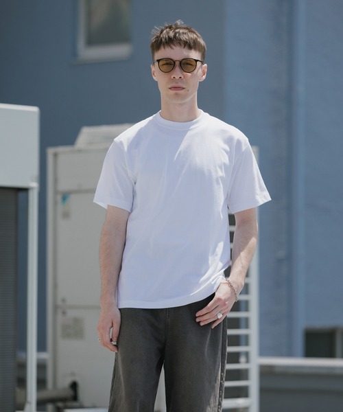 HANES（ヘインズ）の「Hanes/ヘインズ 2P BEEFY-T Tシャツ（Tシャツ/カットソー・メンズ・ネイビー/グレー/ブラック/ホワイト・XL/L/M/S）」の22枚目の写真