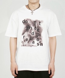 【Chikashitsu +】gradation logo graphic t-shirt / 【チカシツプラス】グラデーショングラフィックロゴプリント半袖Tシャツ
