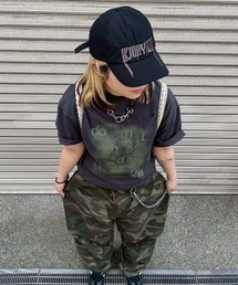 Chikashitsu +(`JVcvX)́yChikashitsu{zgradation logo graphic t-shirt / y`JVcvXzOf[VOtBbNSvgTVc(TVc/Jbg\[)