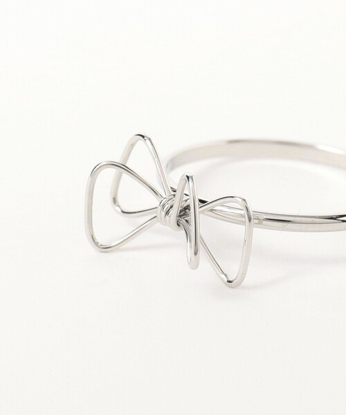 BEAMS BOY（ビームスボーイ）の「リボン リング 2P（リング・レディース・シルバー/ゴールド・ONE SIZE）」の4枚目の写真