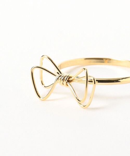 BEAMS BOY（ビームスボーイ）の「リボン リング 2P（リング・レディース・シルバー/ゴールド・ONE SIZE）」の8枚目の写真