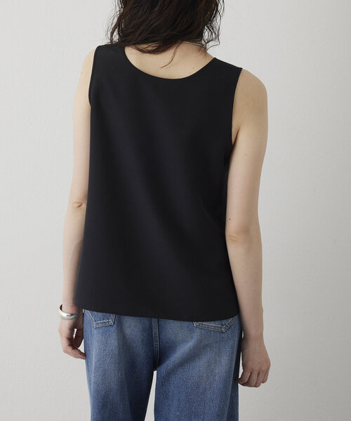 Drawing Numbers（ドローイング ナンバーズ）の「【Drawing Numbers】サテンタンクトップブラウス（シャツ/ブラウス・レディース・ブラック/ホワイト・38）」の7枚目の写真