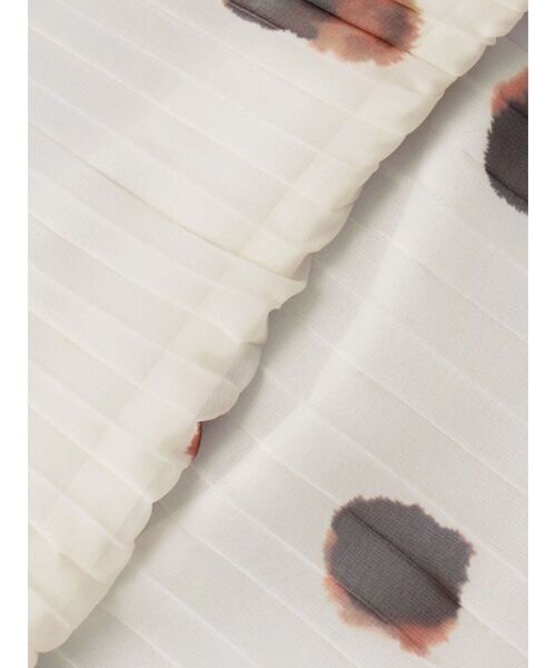 OUNNOUN（オウンノウン）の「【OUNNOUN】ドットプリーツワンピース（ワンピース・レディース・アイボリー/ブラック・MEDIUM/SMALL）」の6枚目の写真