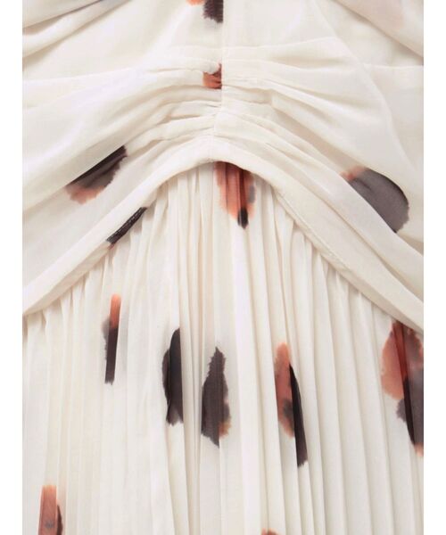 OUNNOUN（オウンノウン）の「【OUNNOUN】ドットプリーツワンピース（ワンピース・レディース・アイボリー/ブラック・MEDIUM/SMALL）」の8枚目の写真