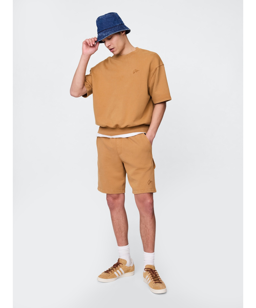 GAP（ギャップ）の「ヘビーウェイト GAPロゴ カーペンター スウェットショートパンツ（その他パンツ・メンズ・ネイビー/ブラウン・M/L/S/XL/XS）」の5枚目の写真