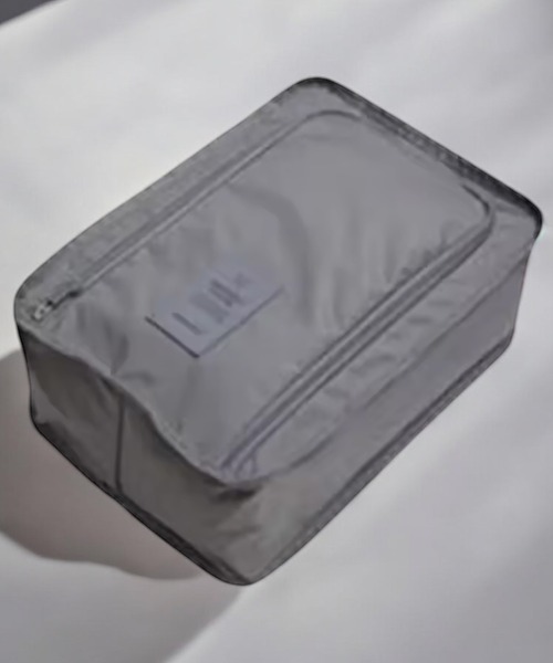 VIBGYOR(ヴィブジョー)の「LESRIRE/旅行用・ジム用シューズケース・バッグ L9175(シューズ小物/雑貨・レディース・オレンジ/ネイビー/レッド/グレー/ブルー/ピンク・FREE)」の2枚目の写真