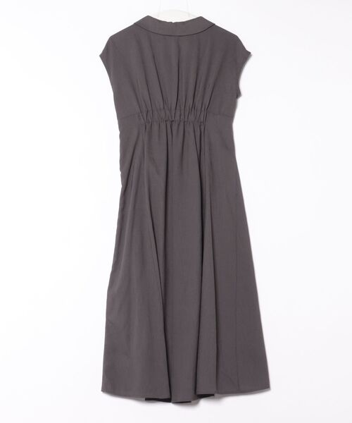 12Twelve Agenda（トゥエルブ　アジェンダ）の「ウォッシャブルリネンライクカシュクールワンピース（ワンピース・レディース・チャコールグレー/カーキ/ブラック/アイボリー・M）」の21枚目の写真