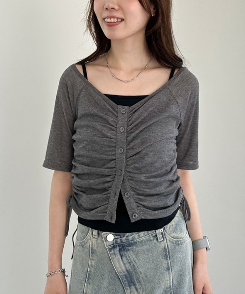 archivio トップス2枚セット セール】レイヤードカットSET TOPS 5S（アンサンブル