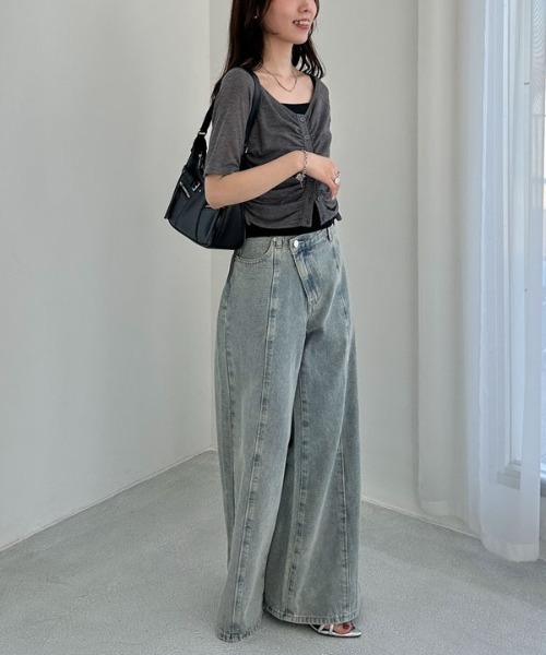 archives（アルシーヴ）の「レイヤードカットＳＥＴ　ＴＯＰＳ　５Ｓ（アンサンブル・レディース・イエロー/ピンク/ブラック/グレー・MEDIUM）」の13枚目の写真