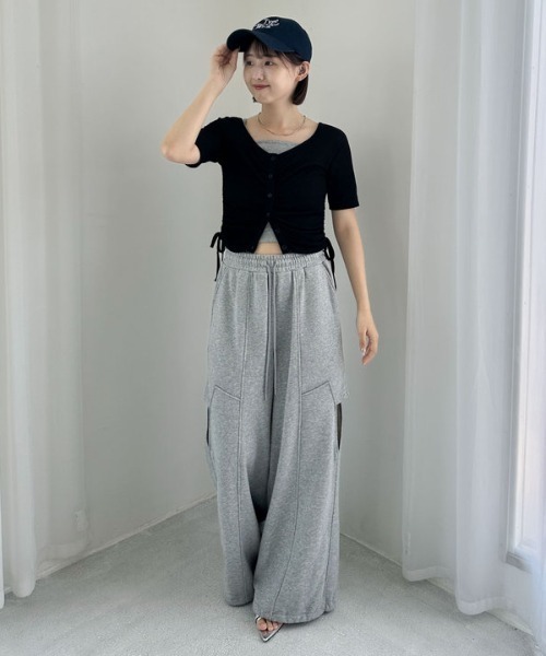 archives（アルシーヴ）の「レイヤードカットＳＥＴ　ＴＯＰＳ　５Ｓ（アンサンブル・レディース・イエロー/ピンク/ブラック/グレー・MEDIUM）」の16枚目の写真