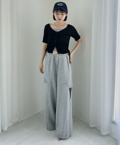 archives（アルシーヴ）の「レイヤードカットＳＥＴ　ＴＯＰＳ　５Ｓ（アンサンブル・レディース・イエロー/ピンク/ブラック/グレー・MEDIUM）」の17枚目の写真