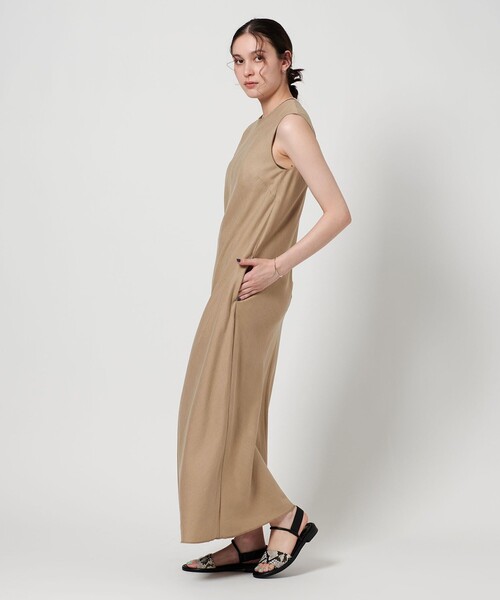BEAUTY&YOUTH UNITED ARROWS（ビューティーアンドユースユナイテッドアローズ）の「麻ブレンド バイアス フレアワンピース（ワンピース・レディース・ネイビー/ベージュ・S/M）」の13枚目の写真