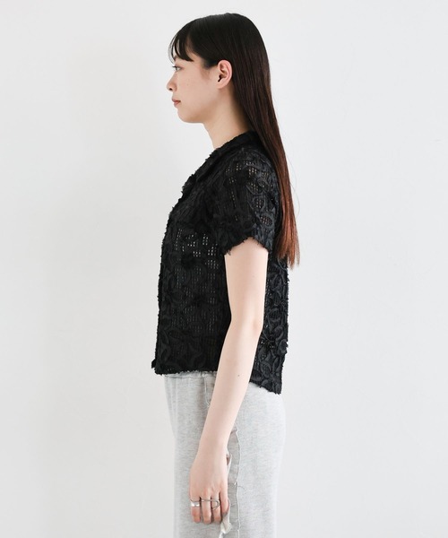 RAGEBLUE（レイジブルー）の「〈セットアップ対応〉アソートコンパクトスリムシャツ（シャツ/ブラウス・レディース・ブラック/ベージュ・FREE）」の17枚目の写真