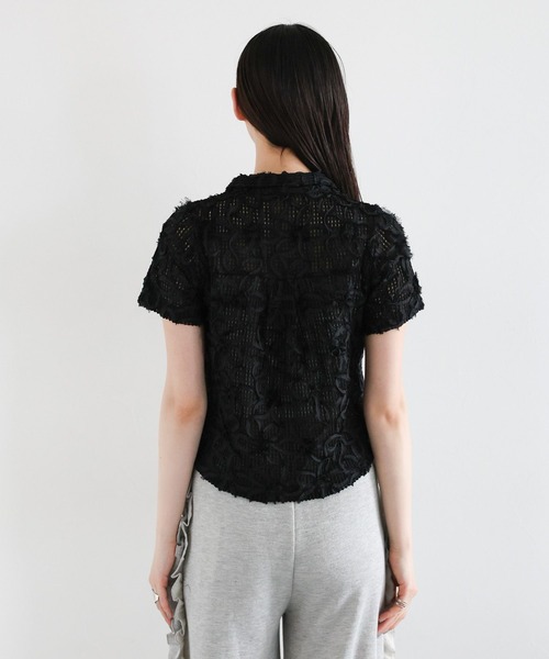 RAGEBLUE（レイジブルー）の「〈セットアップ対応〉アソートコンパクトスリムシャツ（シャツ/ブラウス・レディース・ブラック/ベージュ・FREE）」の18枚目の写真