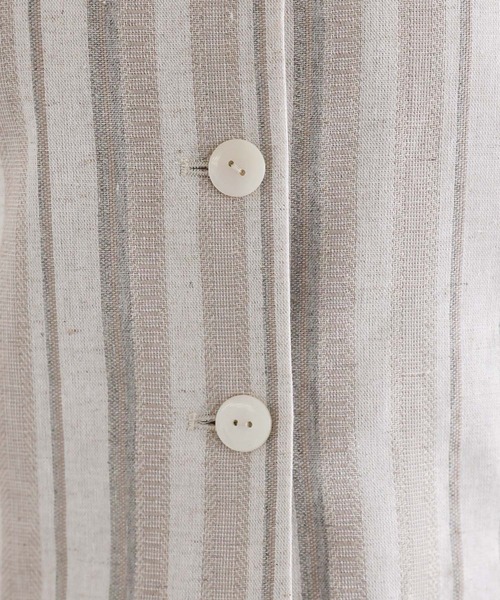 RAGEBLUE（レイジブルー）の「〈セットアップ対応〉アソートコンパクトスリムシャツ（シャツ/ブラウス・レディース・ブラック/ベージュ・FREE）」の16枚目の写真