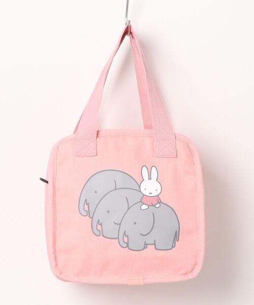 Miffy( ミッフィー)の「【 miffy 】 Dick Bruna ボックス保冷保温バッグ 25S5(エコバッグ/サブバッグ・レディース・ピンク/グリーン/ブルー・FREE)」の3枚目の写真