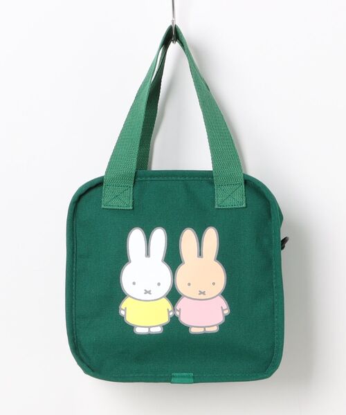 Miffy( ミッフィー)の「【 miffy 】 Dick Bruna ボックス保冷保温バッグ 25S5(エコバッグ/サブバッグ・レディース・ピンク/グリーン/ブルー・FREE)」の1枚目の写真
