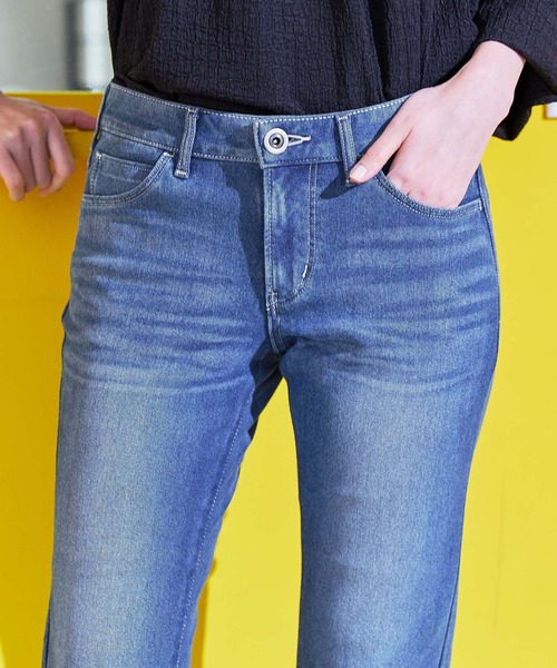EDWIN(エドウィン)の「EDWIN LADIES ジャージーズ COOL スリムストレートデニムパンツ【涼】【速乾/ドライタッチ/蒸れにくい/軽量/夏用】(デニムパンツ・レディース・ライトインディゴブルー/ダークインディゴブルー・MEDIUM/X-SMALL/SMALL/LARGE)」の21枚目の写真