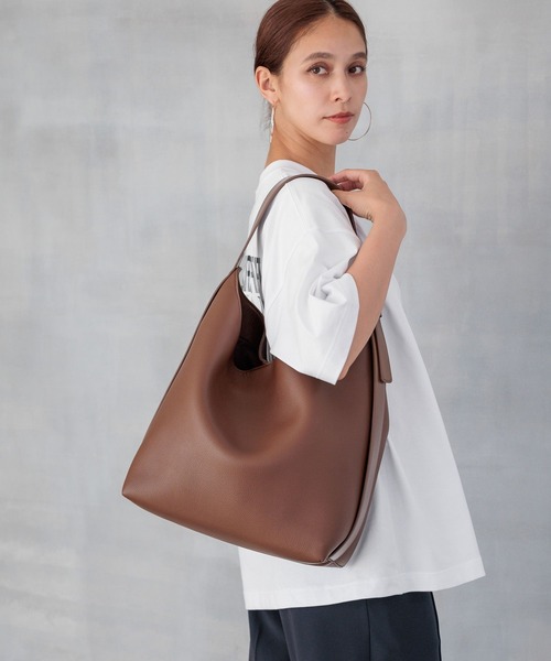 HEREIAM（ヘレイアム）の「【HEREIAM】ワンハンドルトートBAG（トートバッグ・レディース・ブラック/バーガンディー/ダークブラウン・FREE）」の20枚目の写真