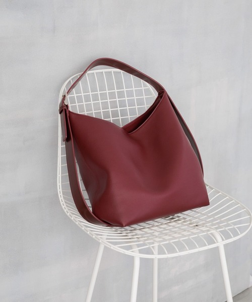 HEREIAM（ヘレイアム）の「【HEREIAM】ワンハンドルトートBAG（トートバッグ・レディース・ブラック/バーガンディー/ダークブラウン・FREE）」の22枚目の写真