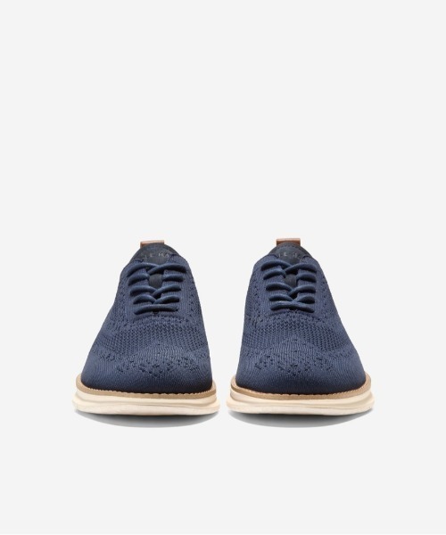 COLE HAAN(コールハーン)の「オリジナルグランド エナジーウィーヴ スティッチライト ウィングオックスフォード mens(スニーカー・メンズ・ネイビー・9/9.5/10/10.5/7.5/7/8/8.5/11.5/11)」の4枚目の写真
