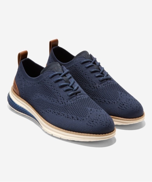 COLE HAAN(コールハーン)の「オリジナルグランド エナジーウィーヴ スティッチライト ウィングオックスフォード mens(スニーカー・メンズ・ネイビー・9/9.5/10/10.5/7.5/7/8/8.5/11.5/11)」の2枚目の写真