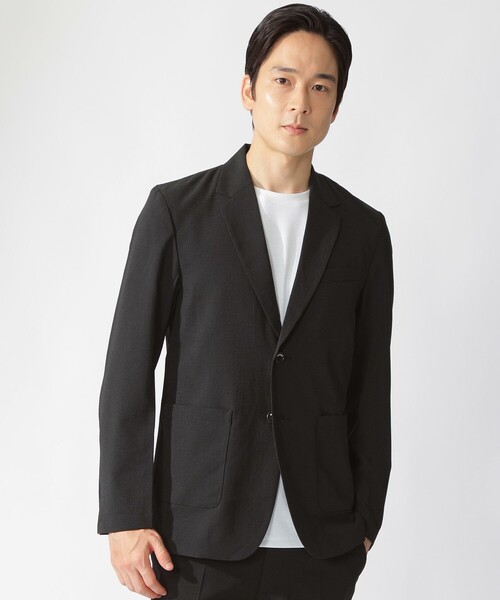 ECOALF(エコアルフ)の「ACT DOT リネンライク ジャケット 【日本限定】(テーラードジャケット・メンズ・ブラック/グレー系その他・L/M)」の8枚目の写真
