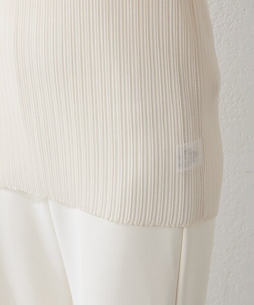Whim Gazette（ウィムガゼット）の「プリーツハーフスリーブプルオーバー（Tシャツ/カットソー・レディース・ブラック/アイボリー・FREE）」の7枚目の写真