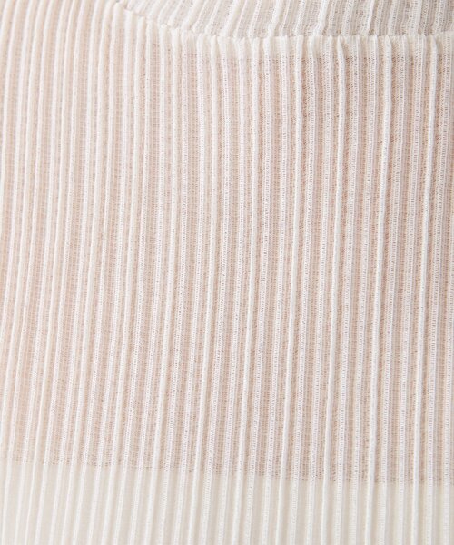 Whim Gazette（ウィムガゼット）の「プリーツハーフスリーブプルオーバー（Tシャツ/カットソー・レディース・ブラック/アイボリー・FREE）」の8枚目の写真