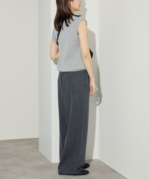 SLOBE IENA(スローブイエナ)の「ダブルポケットニットベスト(ベスト・レディース・ブラウン/グレー/イエロー・FREE)」の18枚目の写真