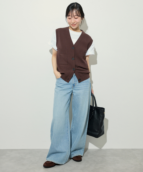 ダブルブレスト ベスト　スローブイエナ SLOBE IENA（スローブイエナ）の「ダブルブレストジレ（ベスト