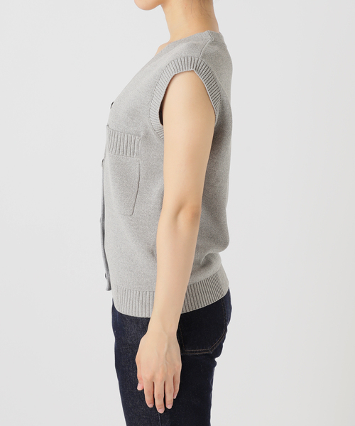 IENA ダブルプルストベスト　ベージュ IENA（イエナ）の「ダブルブレスト ベスト（ベスト）」 - WEAR