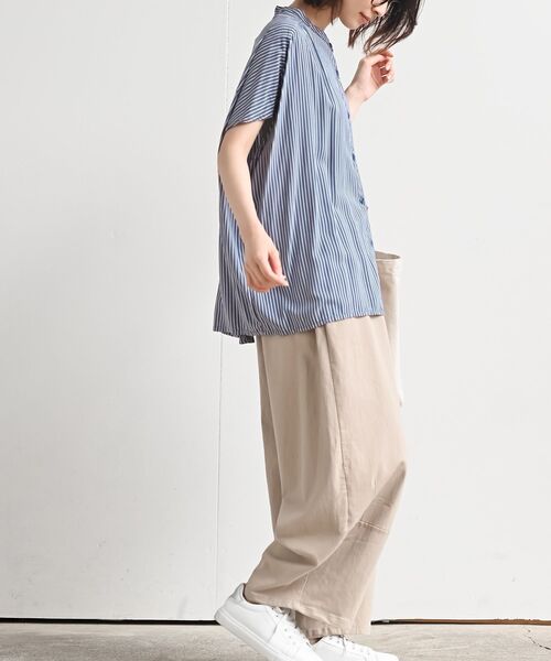 日本製 Mximilian マキシミリアン コットンサルエルパンツ